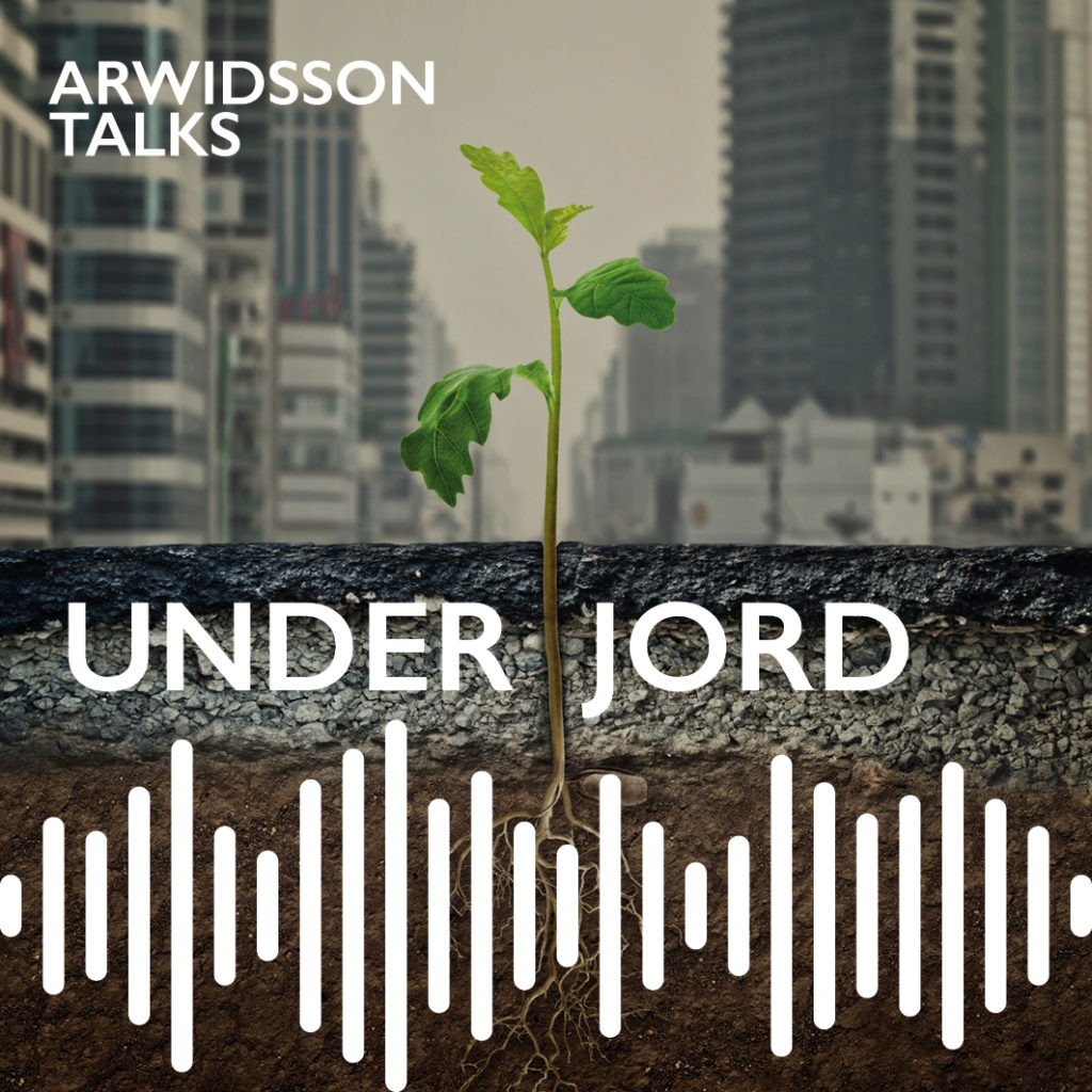 Poddavsittet Under jord, om jordblindhet i staden med Arwidsson Talks